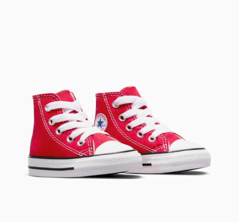 Tenis Converse Chuck Taylor All Star Altos Niños Rojas | COLOMBIA P4251N