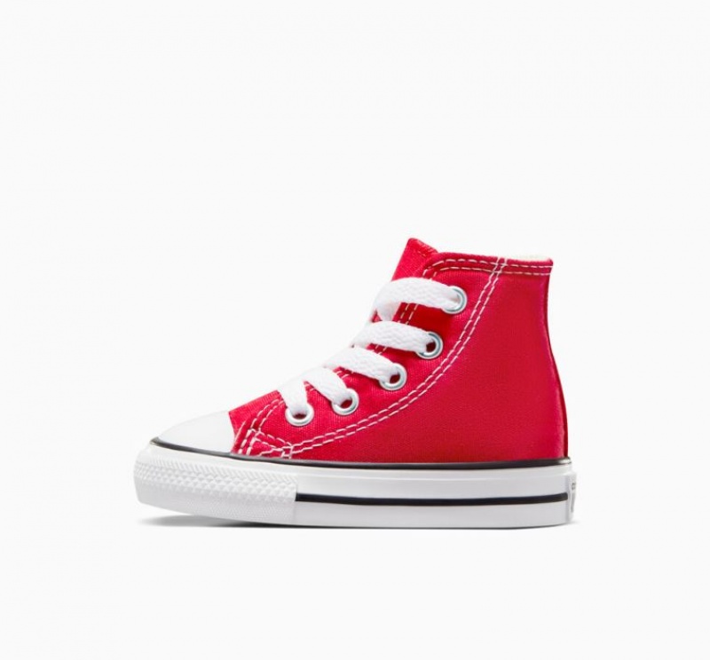 Tenis Converse Chuck Taylor All Star Altos Niños Rojas | COLOMBIA P4251N