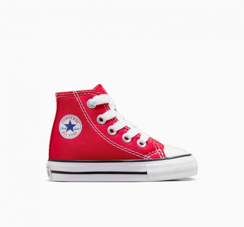 Tenis Converse Chuck Taylor All Star Altos Niños Rojas | COLOMBIA P4251N