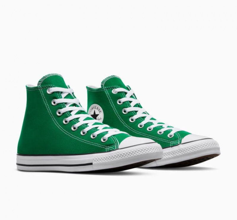 Tenis Converse Chuck Taylor All Star Altos Mujer Verde | COLOMBIA B9821P