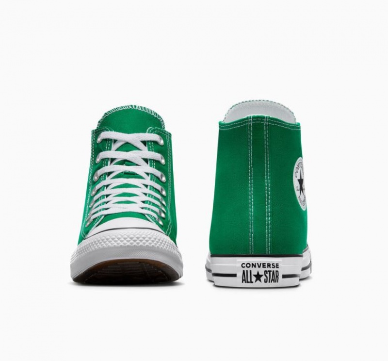 Tenis Converse Chuck Taylor All Star Altos Mujer Verde | COLOMBIA B9821P