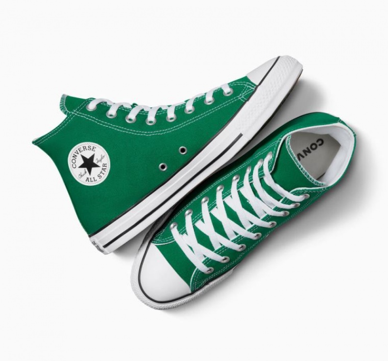 Tenis Converse Chuck Taylor All Star Altos Mujer Verde | COLOMBIA B9821P