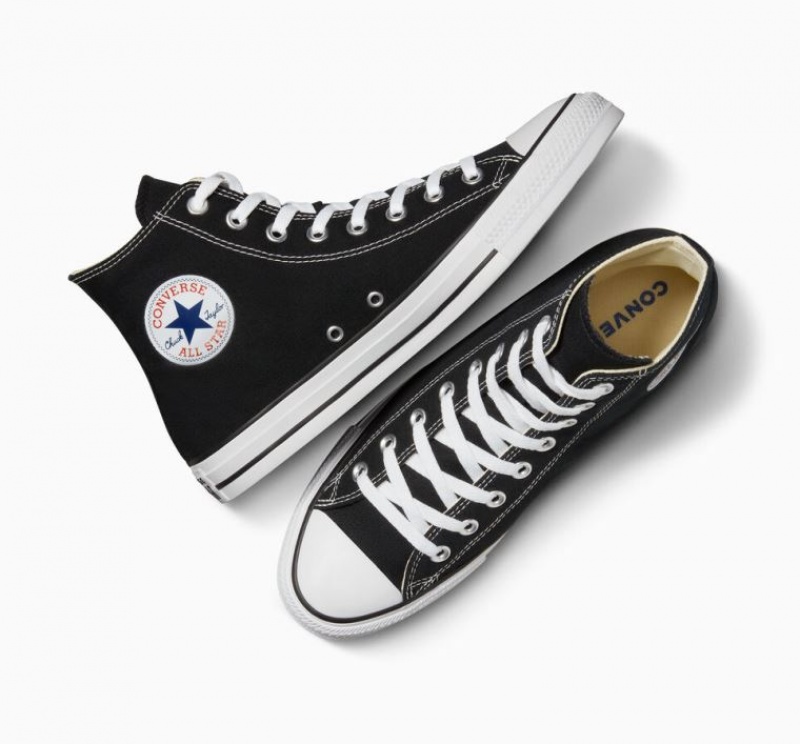 Tenis Converse Chuck Taylor All Star Altos Mujer Negras | COLOMBIA B5291E