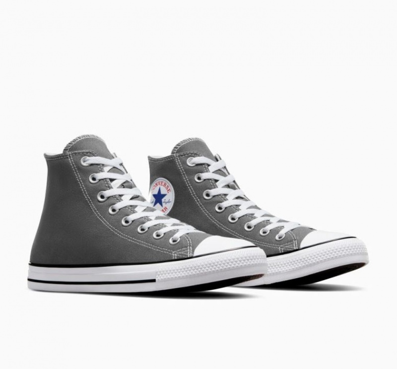 Tenis Converse Chuck Taylor All Star Altos Mujer Gris | COLOMBIA F1238B