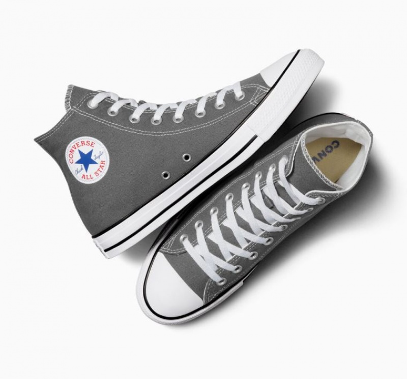 Tenis Converse Chuck Taylor All Star Altos Mujer Gris | COLOMBIA F1238B