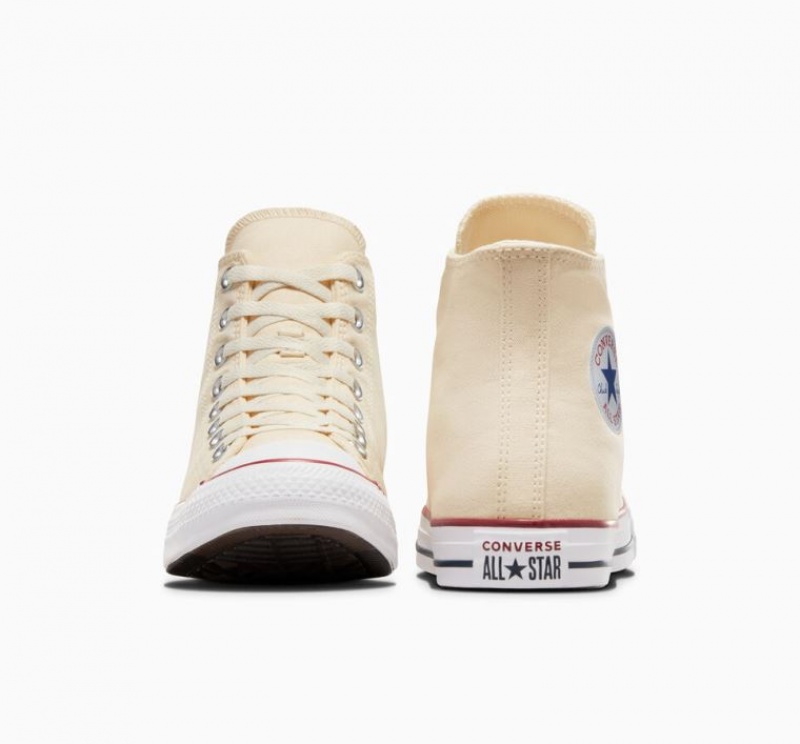 Tenis Converse Chuck Taylor All Star Altos Mujer Beige | COLOMBIA B4523H