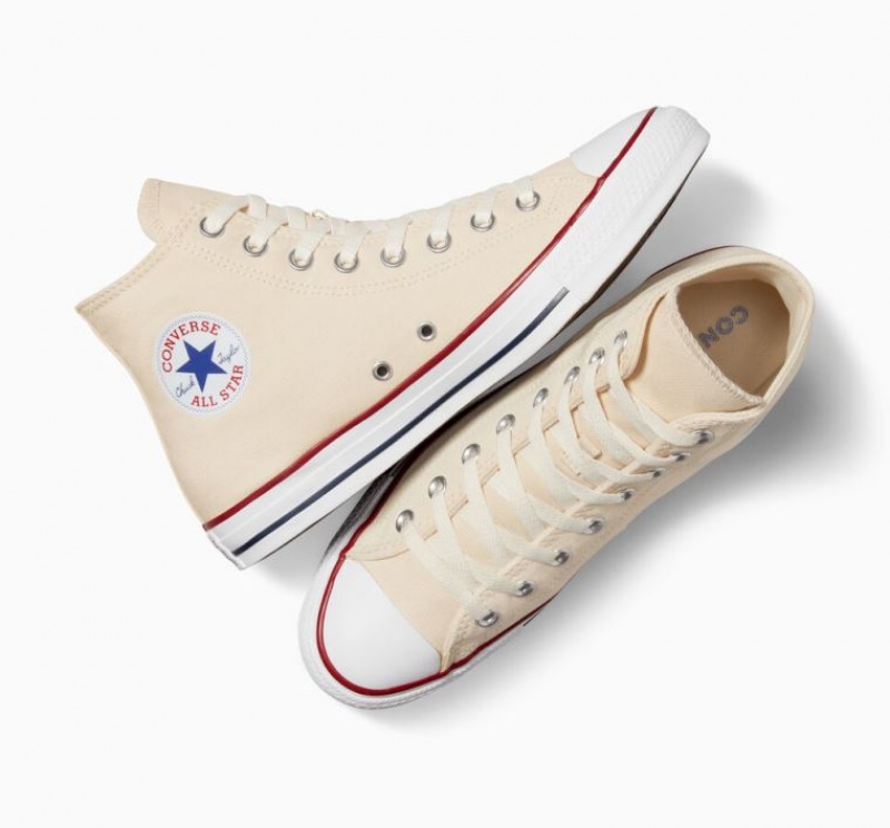 Tenis Converse Chuck Taylor All Star Altos Mujer Beige | COLOMBIA B4523H