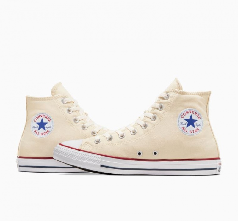 Tenis Converse Chuck Taylor All Star Altos Mujer Beige | COLOMBIA B4523H