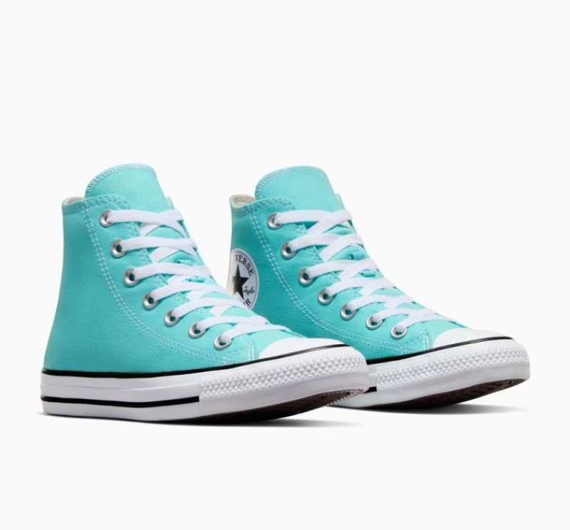 Tenis Converse Chuck Taylor All Star Altos Mujer Turquesa | COLOMBIA F6427P