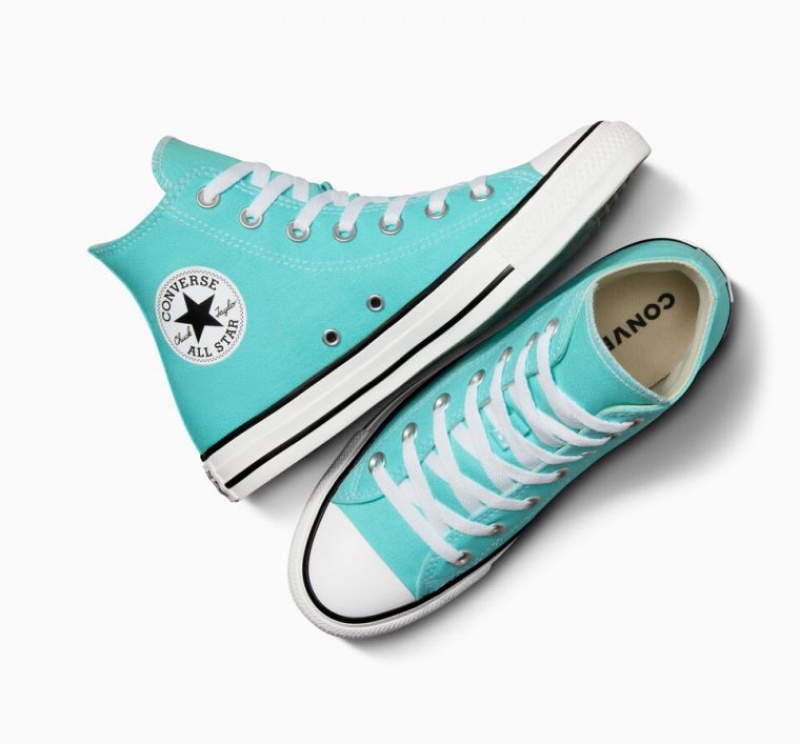 Tenis Converse Chuck Taylor All Star Altos Mujer Turquesa | COLOMBIA F6427P