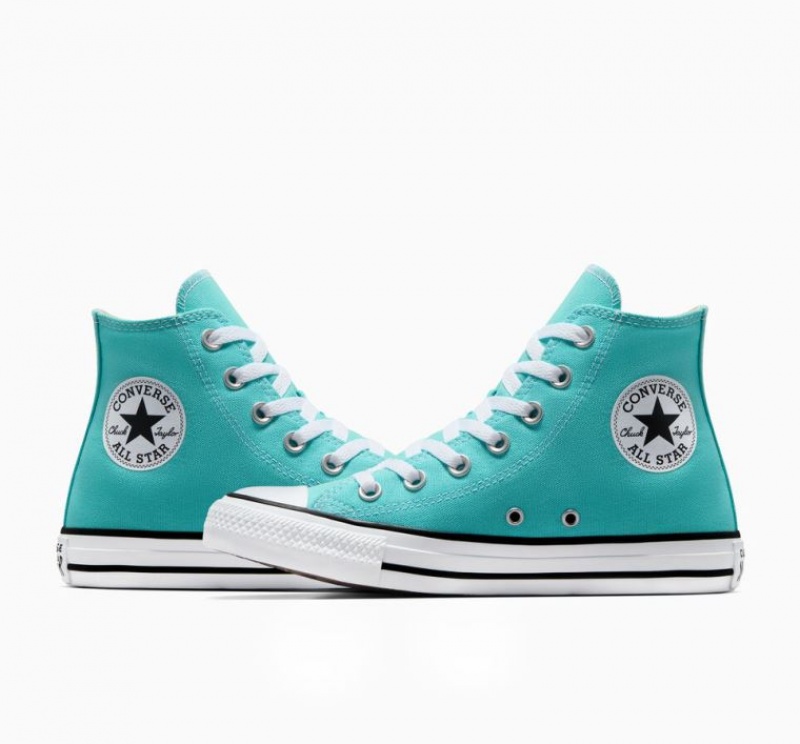 Tenis Converse Chuck Taylor All Star Altos Mujer Turquesa | COLOMBIA F6427P