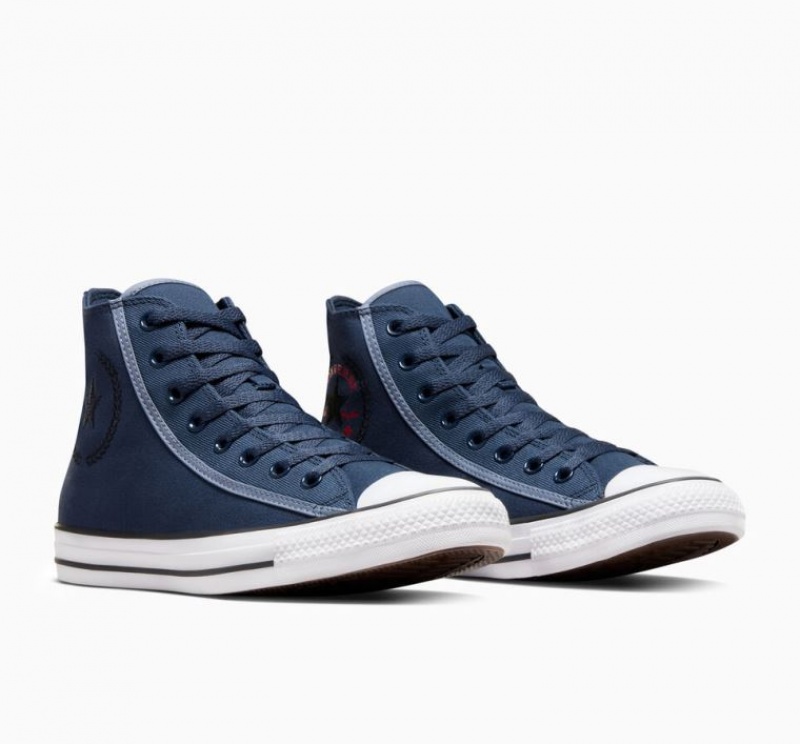 Tenis Converse Chuck Taylor All Star Altos Mujer Azul Marino | COLOMBIA Y6812T