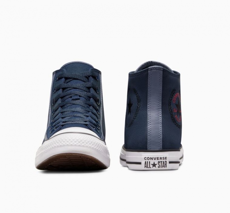 Tenis Converse Chuck Taylor All Star Altos Mujer Azul Marino | COLOMBIA Y6812T