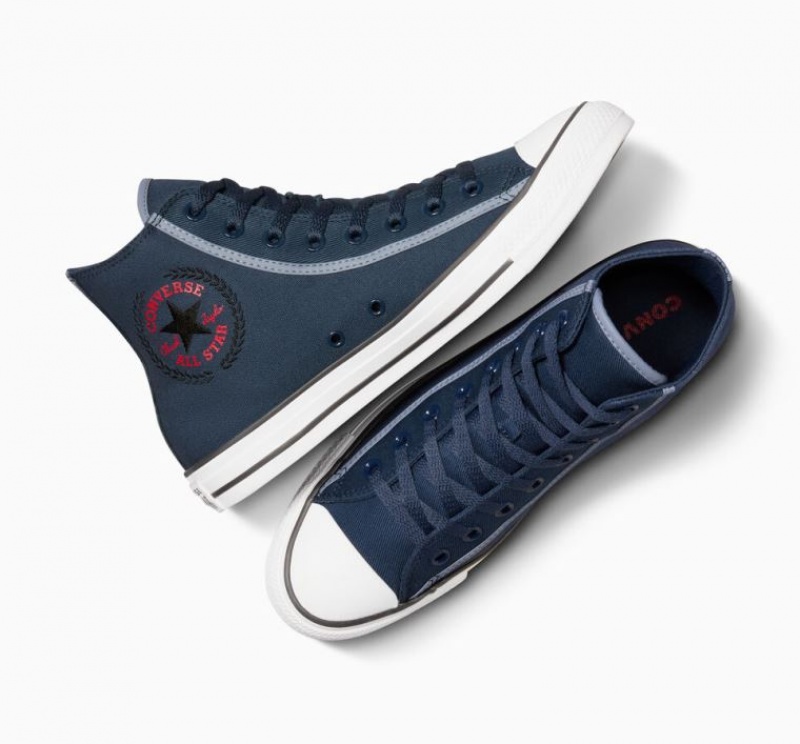 Tenis Converse Chuck Taylor All Star Altos Mujer Azul Marino | COLOMBIA Y6812T