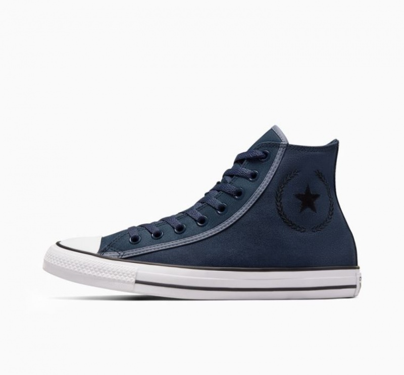 Tenis Converse Chuck Taylor All Star Altos Mujer Azul Marino | COLOMBIA Y6812T