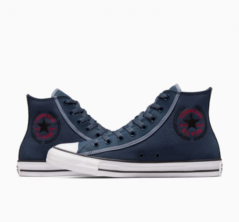 Tenis Converse Chuck Taylor All Star Altos Mujer Azul Marino | COLOMBIA Y6812T