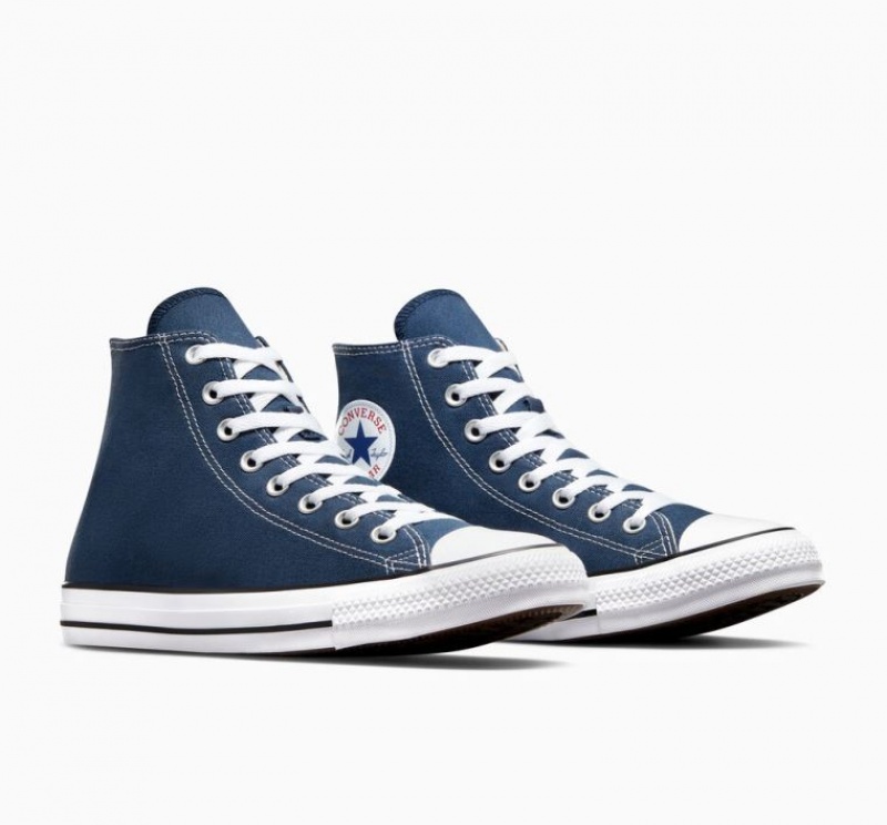 Tenis Converse Chuck Taylor All Star Altos Mujer Azul Marino | COLOMBIA Z8521H