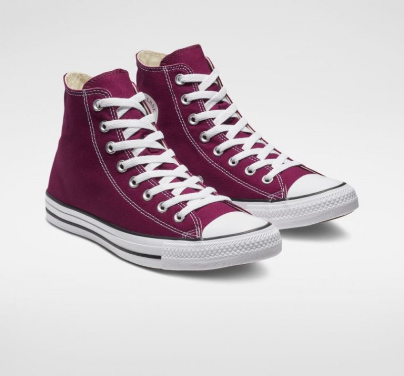 Tenis Converse Chuck Taylor All Star Altos Mujer Burdeos | COLOMBIA O5238H