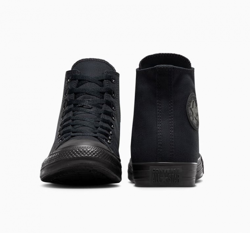 Tenis Converse Chuck Taylor All Star Altos Hombre Negras | COLOMBIA U4783K