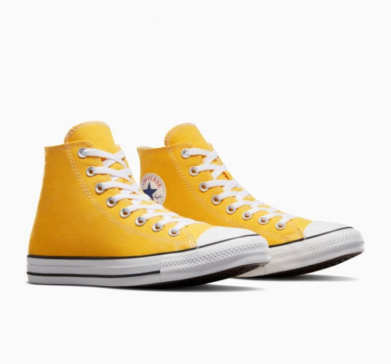 Tenis Converse Chuck Taylor All Star Altos Hombre Limón | COLOMBIA L9720E