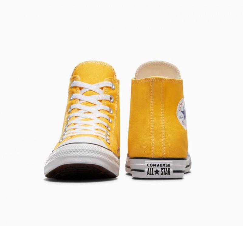 Tenis Converse Chuck Taylor All Star Altos Hombre Limón | COLOMBIA L9720E