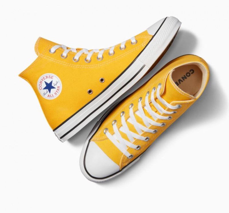 Tenis Converse Chuck Taylor All Star Altos Hombre Limón | COLOMBIA L9720E