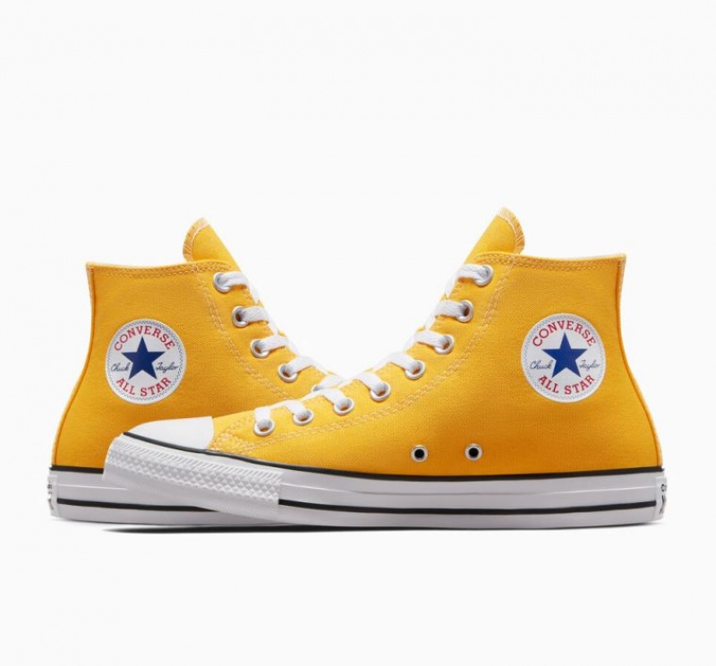 Tenis Converse Chuck Taylor All Star Altos Hombre Limón | COLOMBIA L9720E