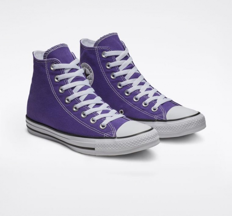 Tenis Converse Chuck Taylor All Star Altos Hombre Moradas | COLOMBIA A7804H