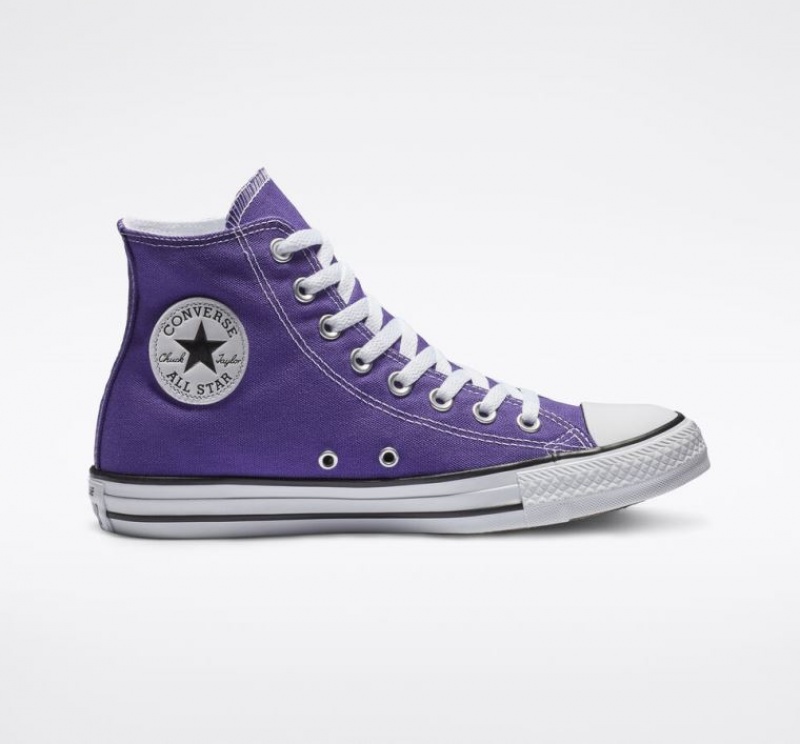 Tenis Converse Chuck Taylor All Star Altos Hombre Moradas | COLOMBIA A7804H