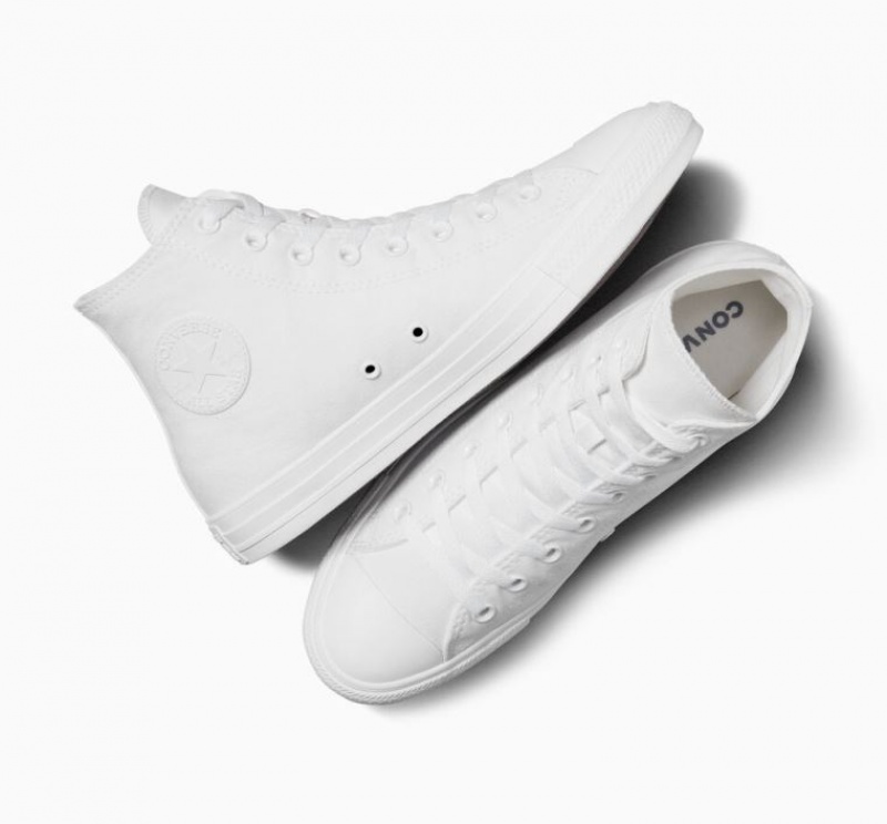 Tenis Converse Chuck Taylor All Star Altos Hombre Blancas | COLOMBIA U3589C