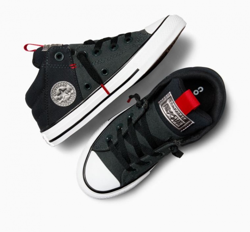 Tenis Converse Chuck Taylor All Star Axel Niños Verde Negras | COLOMBIA V4789J