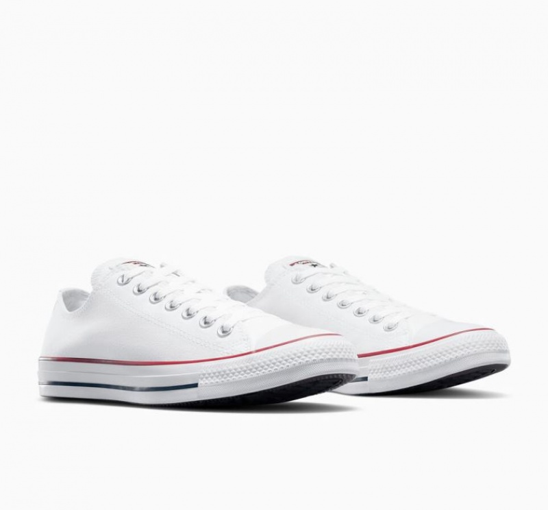 Tenis Converse Chuck Taylor All Star Bajos Hombre Blancas | COLOMBIA P2037J