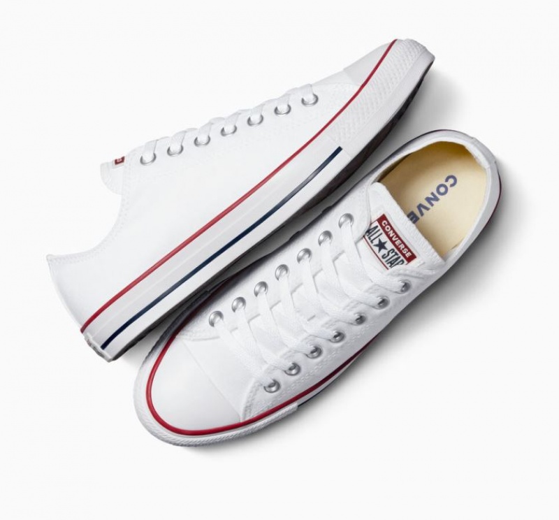 Tenis Converse Chuck Taylor All Star Bajos Hombre Blancas | COLOMBIA P2037J