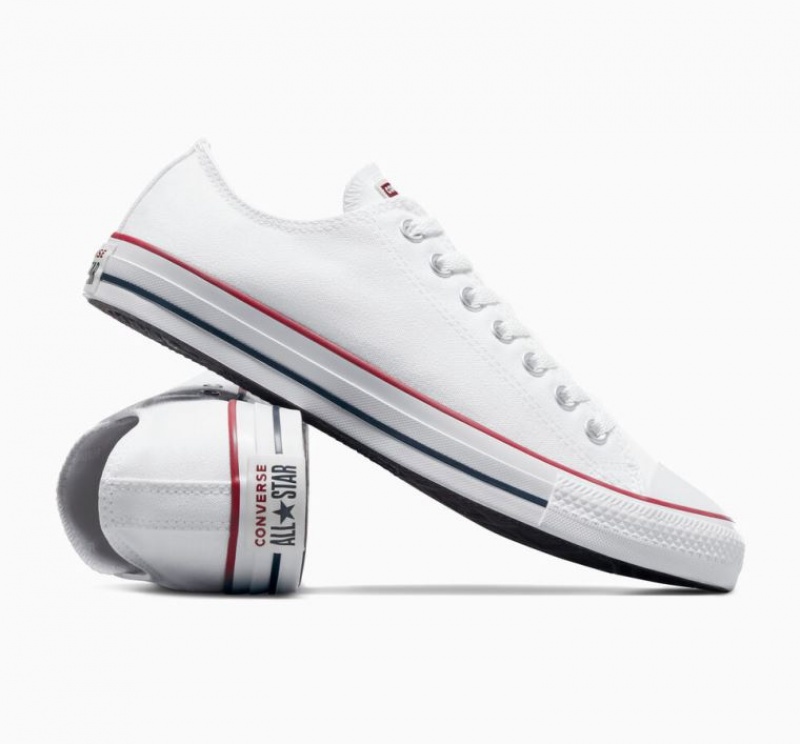 Tenis Converse Chuck Taylor All Star Bajos Hombre Blancas | COLOMBIA P2037J