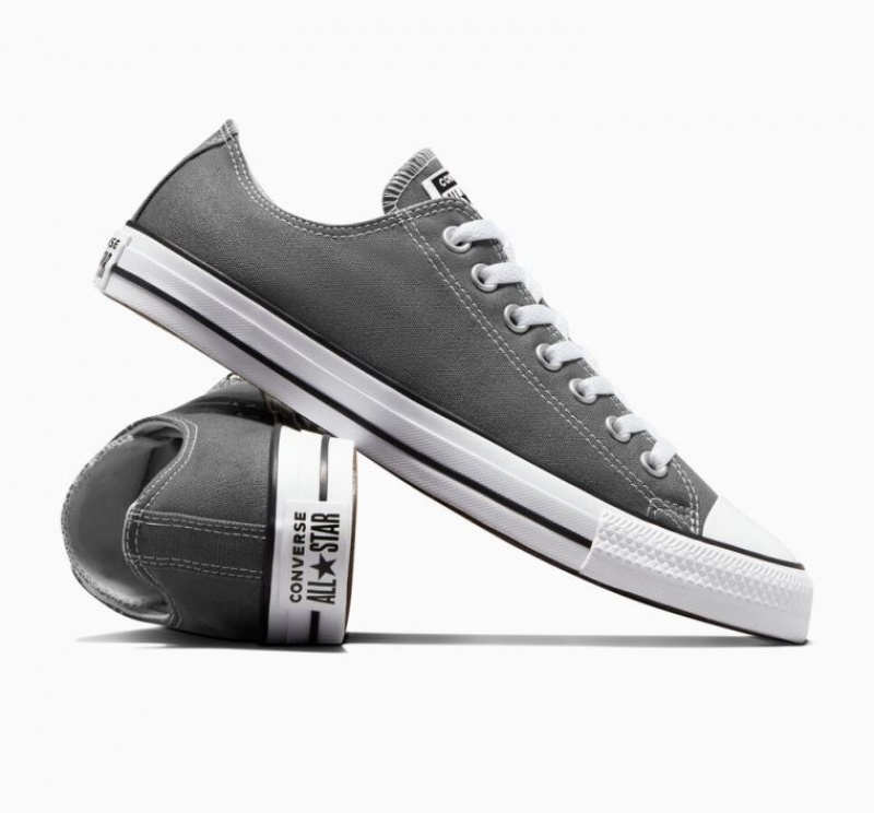 Tenis Converse Chuck Taylor All Star Bajos Hombre Gris | COLOMBIA S7650V