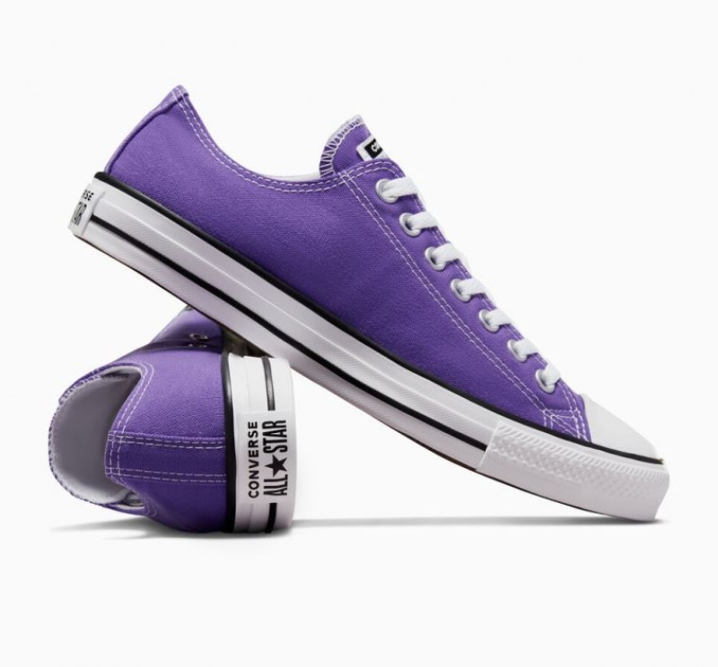 Tenis Converse Chuck Taylor All Star Bajos Hombre Moradas | COLOMBIA X3178Q