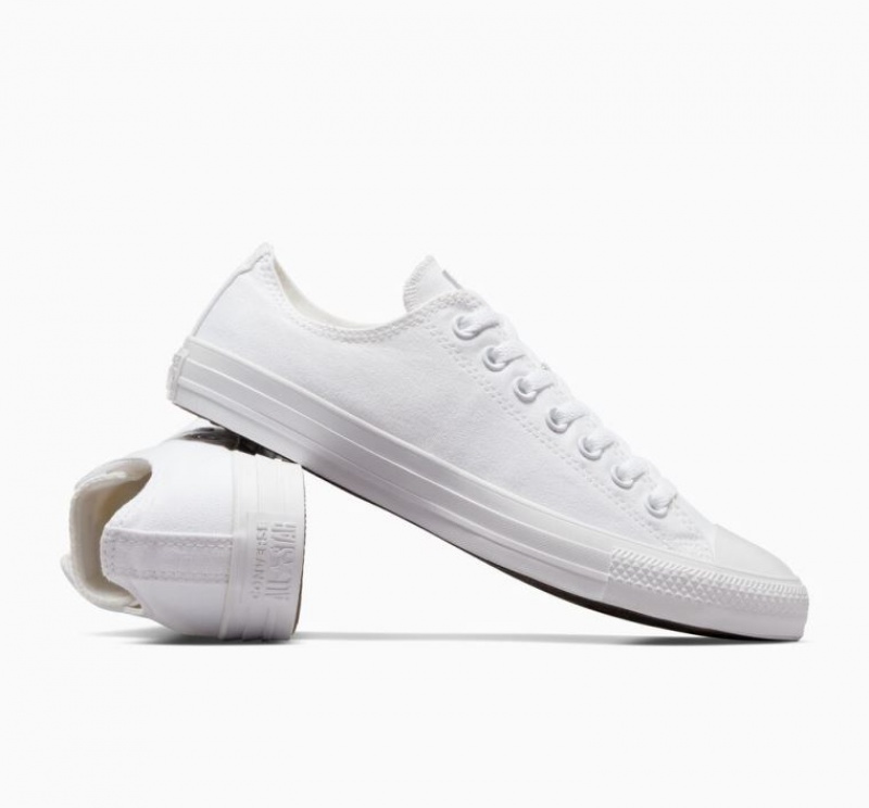 Tenis Converse Chuck Taylor All Star Bajos Hombre Blancas | COLOMBIA N3142I