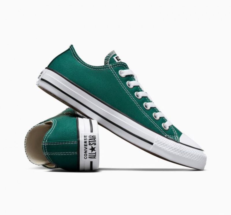 Tenis Converse Chuck Taylor All Star Bajos Hombre Verde | COLOMBIA J6805Y