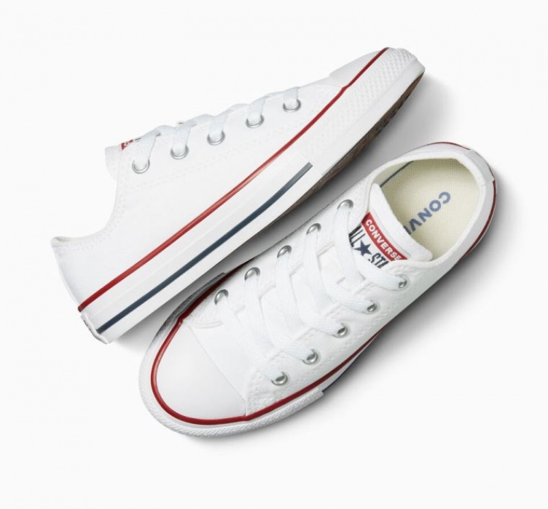 Tenis Converse Chuck Taylor All Star Bajos Niños Blancas | COLOMBIA G4125U