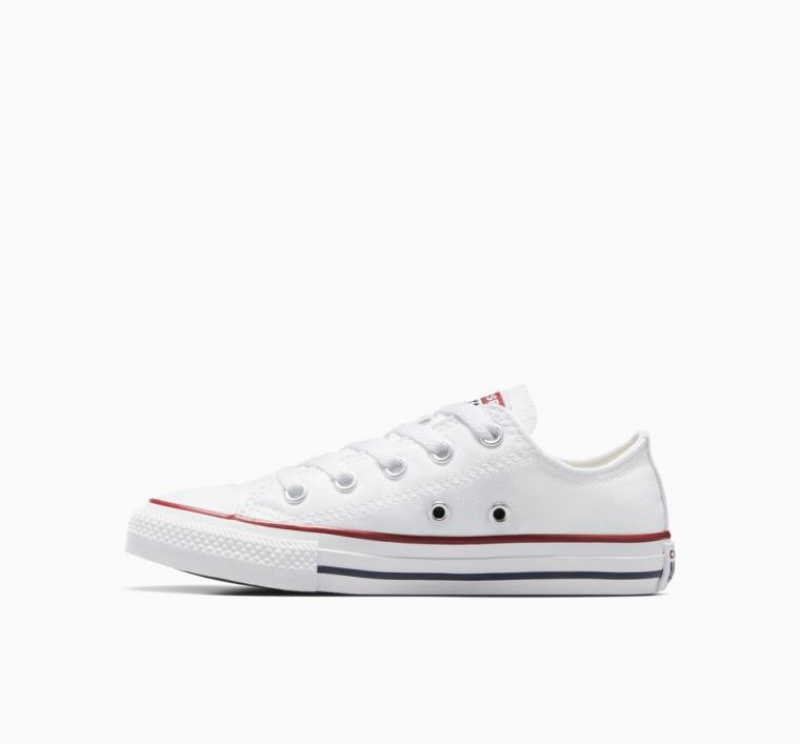 Tenis Converse Chuck Taylor All Star Bajos Niños Blancas | COLOMBIA G4125U