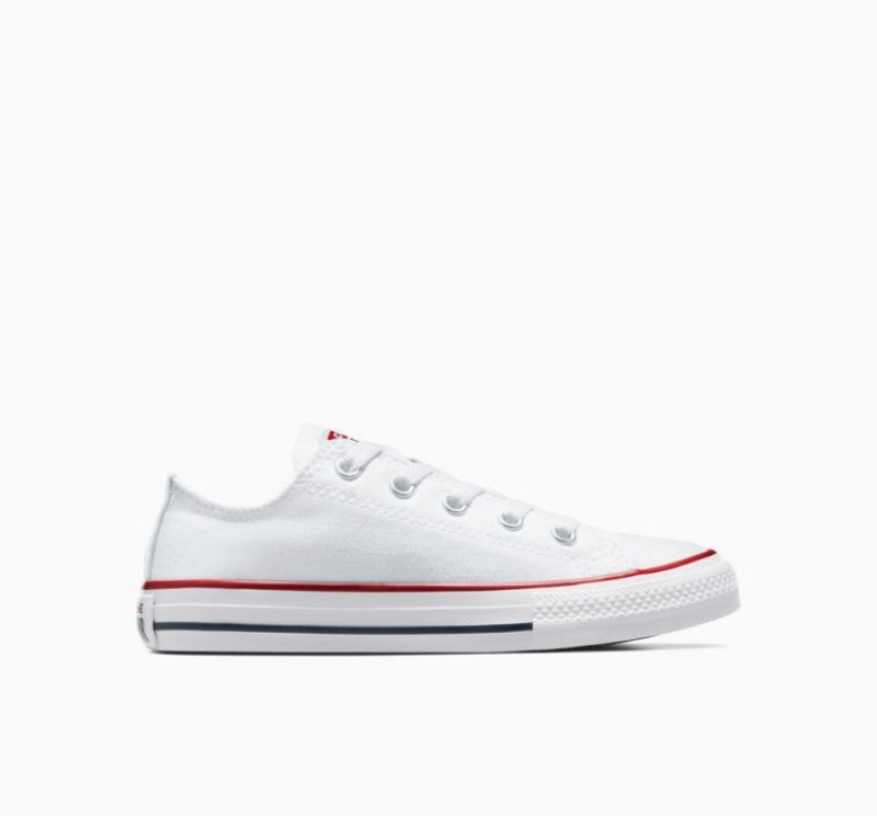 Tenis Converse Chuck Taylor All Star Bajos Niños Blancas | COLOMBIA G4125U