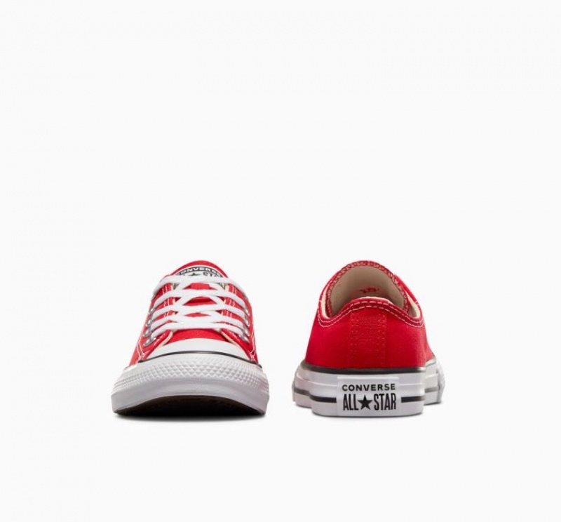 Tenis Converse Chuck Taylor All Star Bajos Niños Rojas | COLOMBIA R4081G