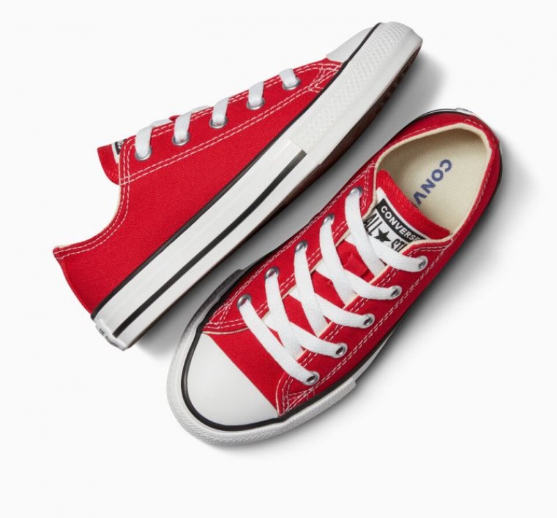 Tenis Converse Chuck Taylor All Star Bajos Niños Rojas | COLOMBIA R4081G