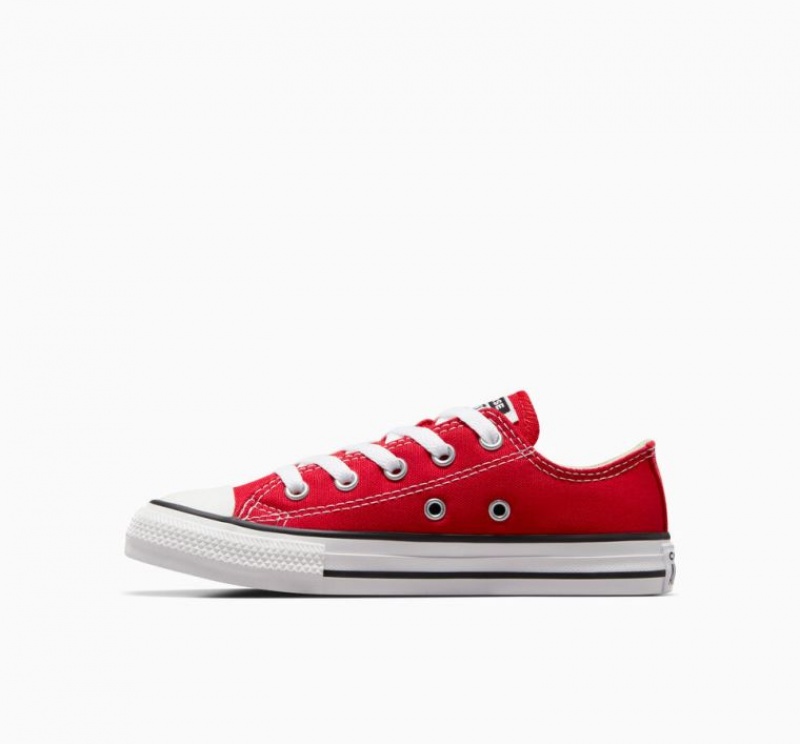 Tenis Converse Chuck Taylor All Star Bajos Niños Rojas | COLOMBIA R4081G