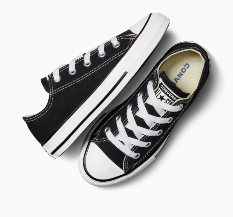 Tenis Converse Chuck Taylor All Star Bajos Niños Negras | COLOMBIA D2961K