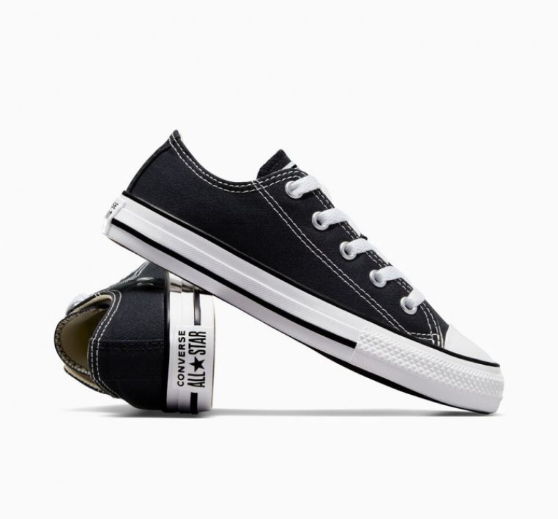 Tenis Converse Chuck Taylor All Star Bajos Niños Negras | COLOMBIA D2961K