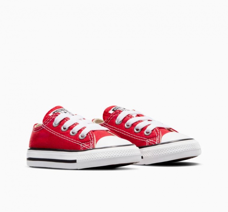 Tenis Converse Chuck Taylor All Star Bajos Niños Rojas | COLOMBIA Y7649I