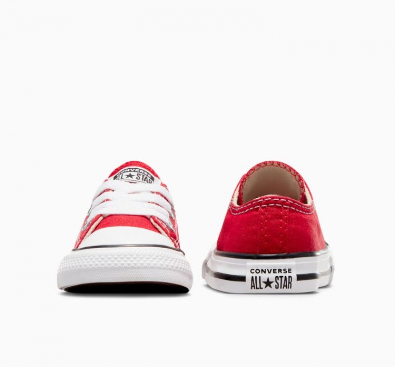 Tenis Converse Chuck Taylor All Star Bajos Niños Rojas | COLOMBIA Y7649I