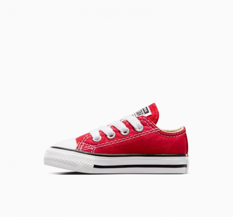 Tenis Converse Chuck Taylor All Star Bajos Niños Rojas | COLOMBIA Y7649I