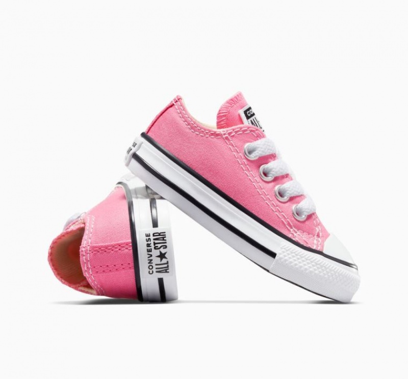 Tenis Converse Chuck Taylor All Star Bajos Niños Rosas | COLOMBIA C6592Z